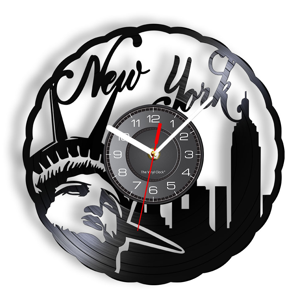 Interior Design New York - New York Skyline Vintage Vinyl Record