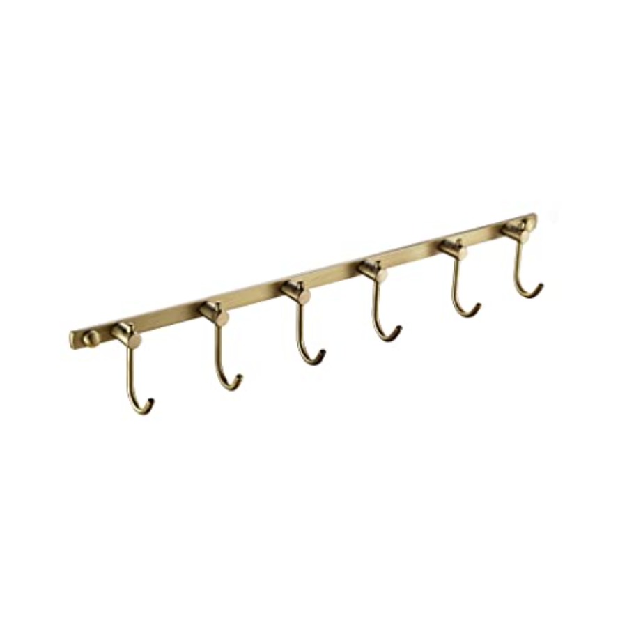 Antique Brass Hook - Brass Hook Rack, Bathroom Towels Hooks