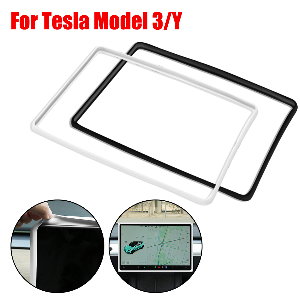 Interior Design Mockup - Car Navigation Player Covers For Tesla