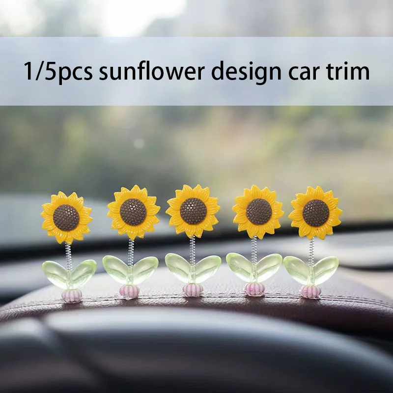 Interior Design Co - New 5 Pieces Car Dashboard Ornament