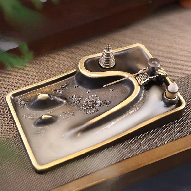 Interior Design Zen - Vintage Copper Incense Burner Design Incense