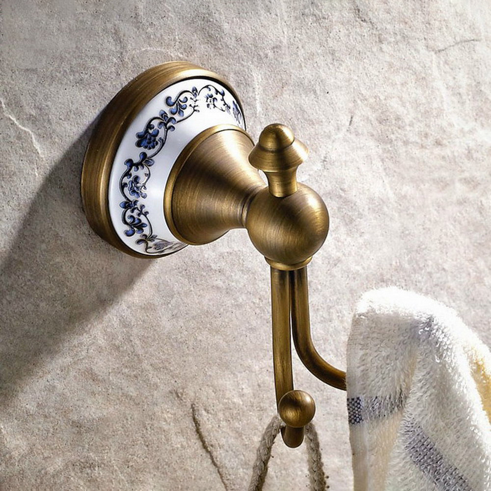 Antique Brass Hook - Antique Brass Gốm cơ sở Wall