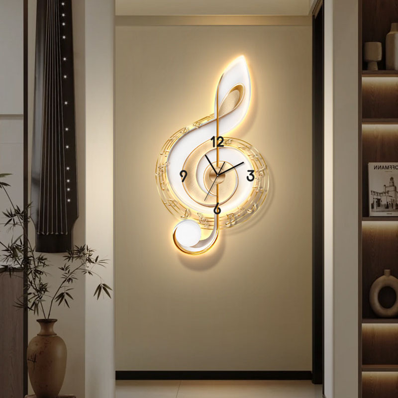 Interior Design Luxury Living Room - Interior Modern Wall Watch Creative Silent