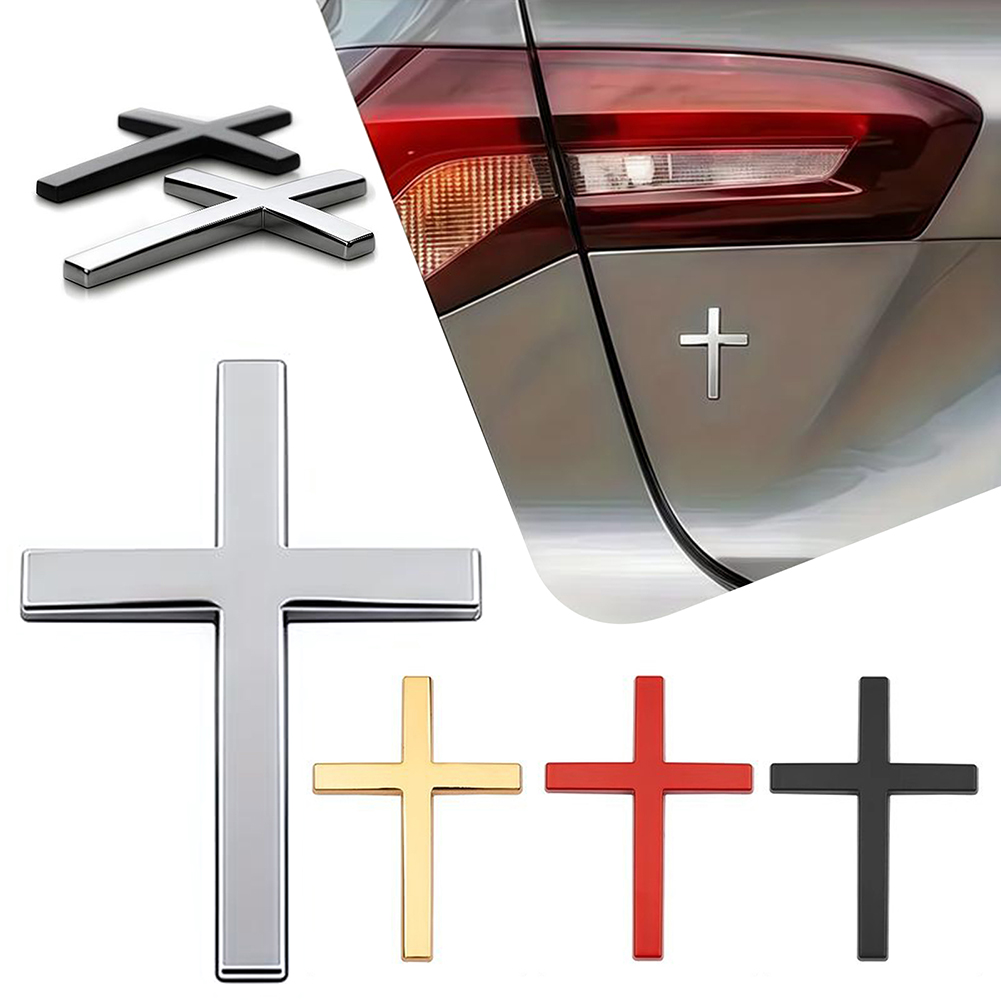 Interior Design Co - Christian Cross-Sticker SUV Car Body Christian