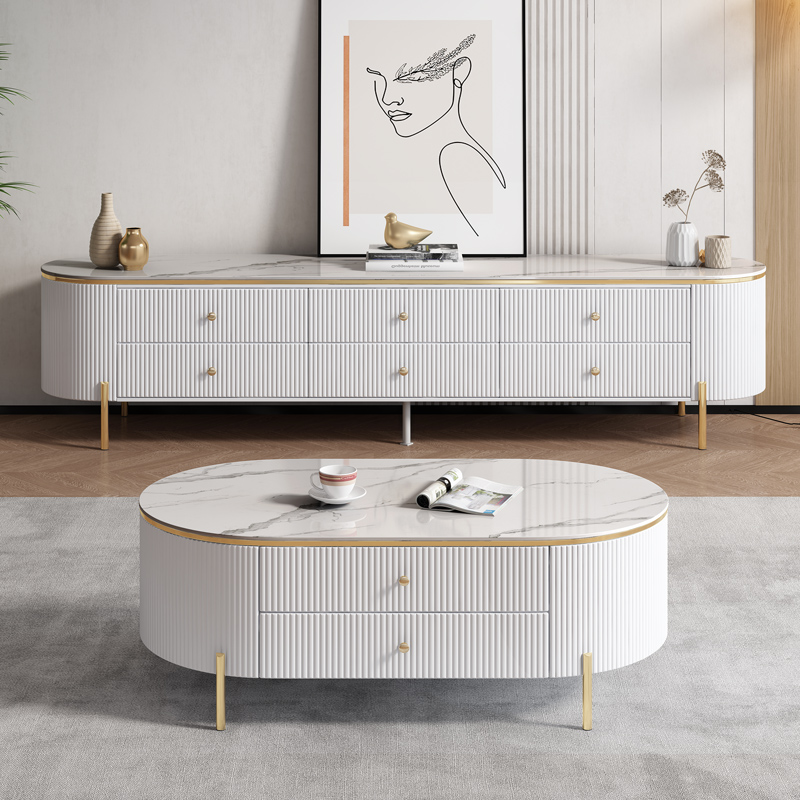 Interior Design Luxury Living Room - High End Modern Luxury Marble Top