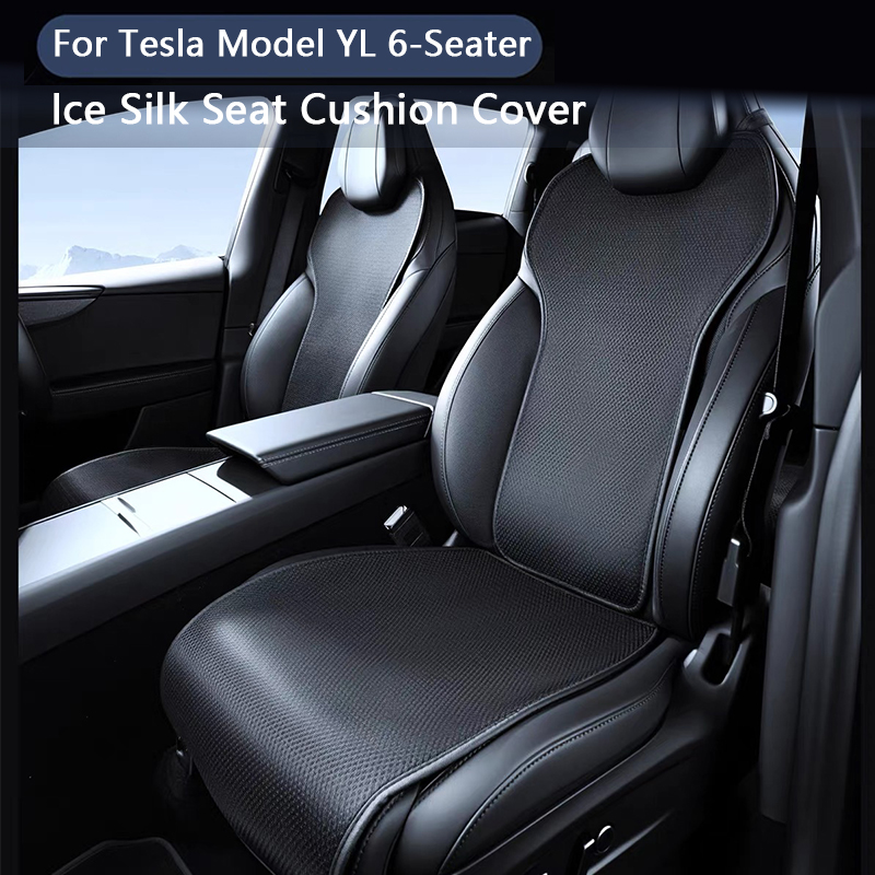 Interior Design Mockup - For Tesla Model YL 6-Seater Car