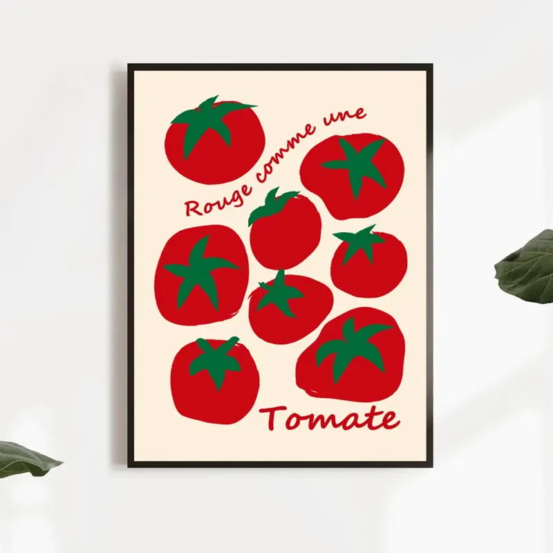Modern Colorful Red Tomatoes W - đánh giá và giá Interior Design Living Room