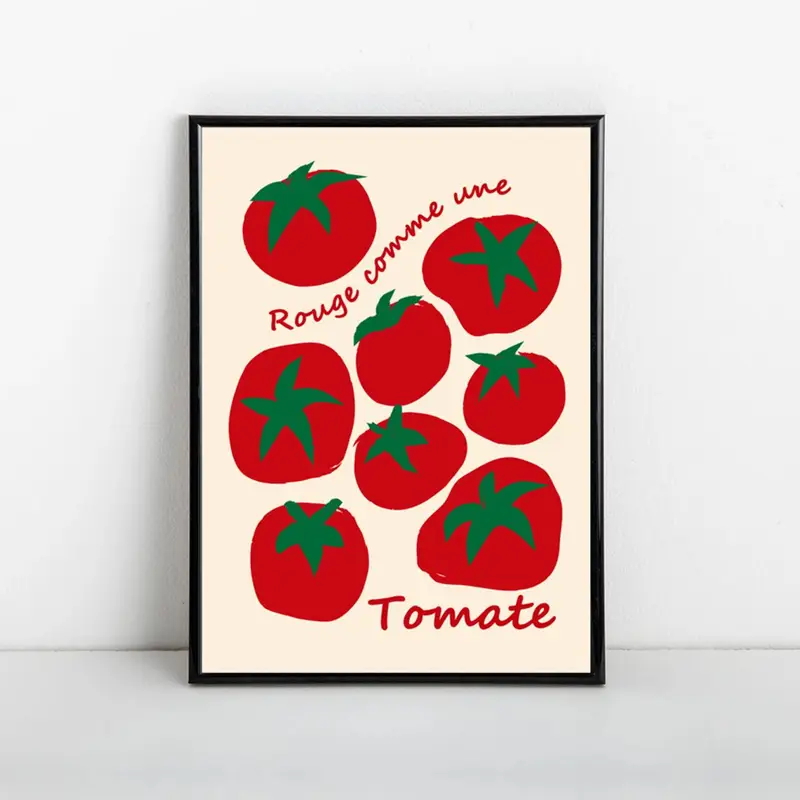 Modern Colorful Red Tomatoes W - đánh giá và giá Interior Design Living Room