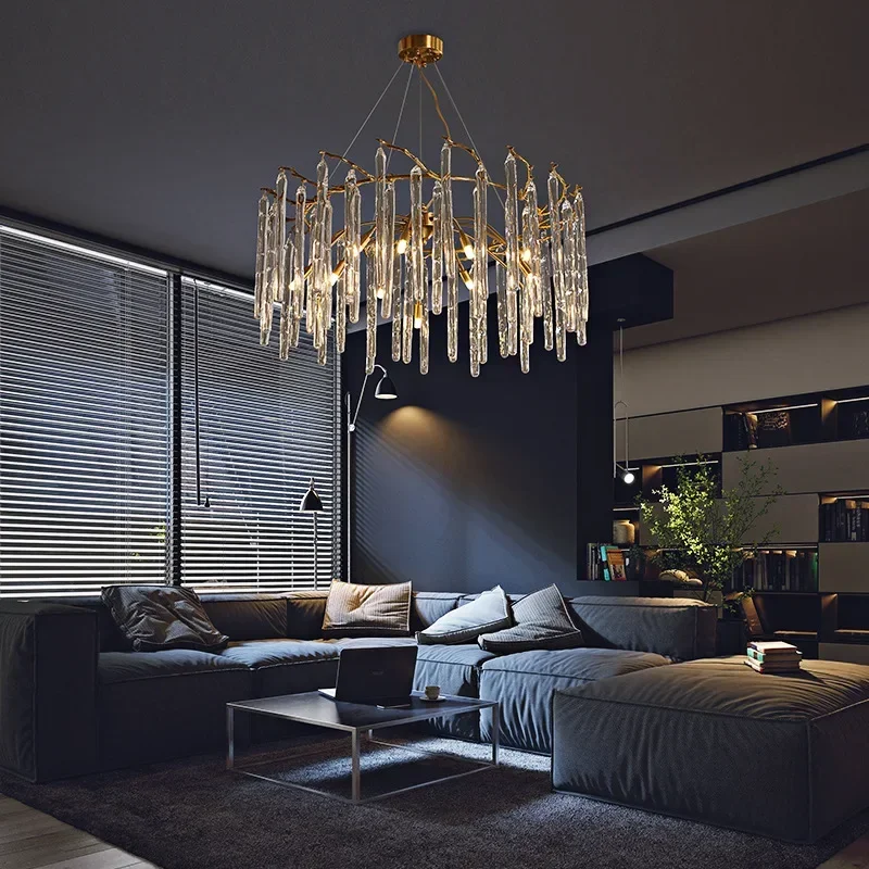 Nordic Luxury Colorful Crystal - đánh giá và giá Interior Design Luxury Living Room