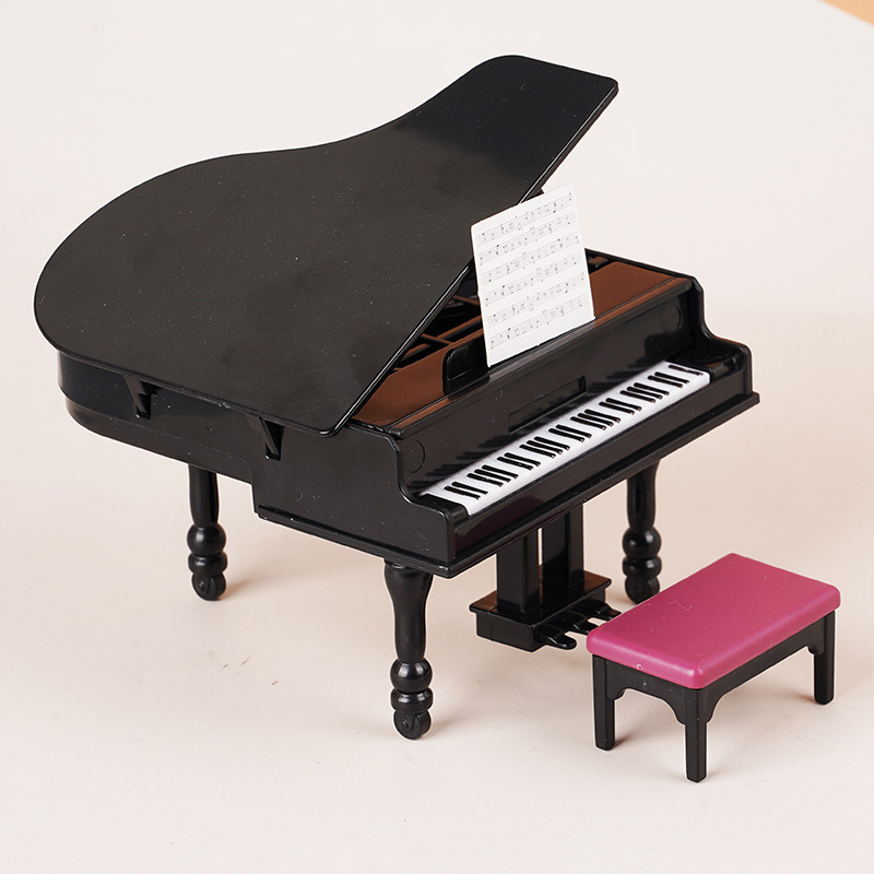 1:12 Dollhouse Miniature Piano - đánh giá và giá Interior Design Living Room