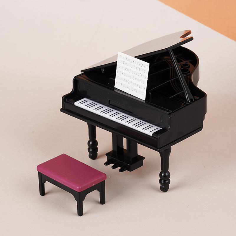 1:12 Dollhouse Miniature Piano - đánh giá và giá Interior Design Living Room