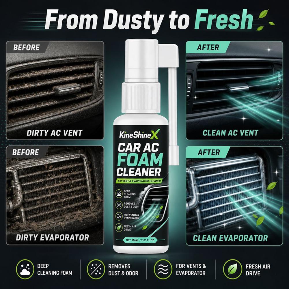 Car air conditioner foam clean - đánh giá và giá Interior Design Mockup
