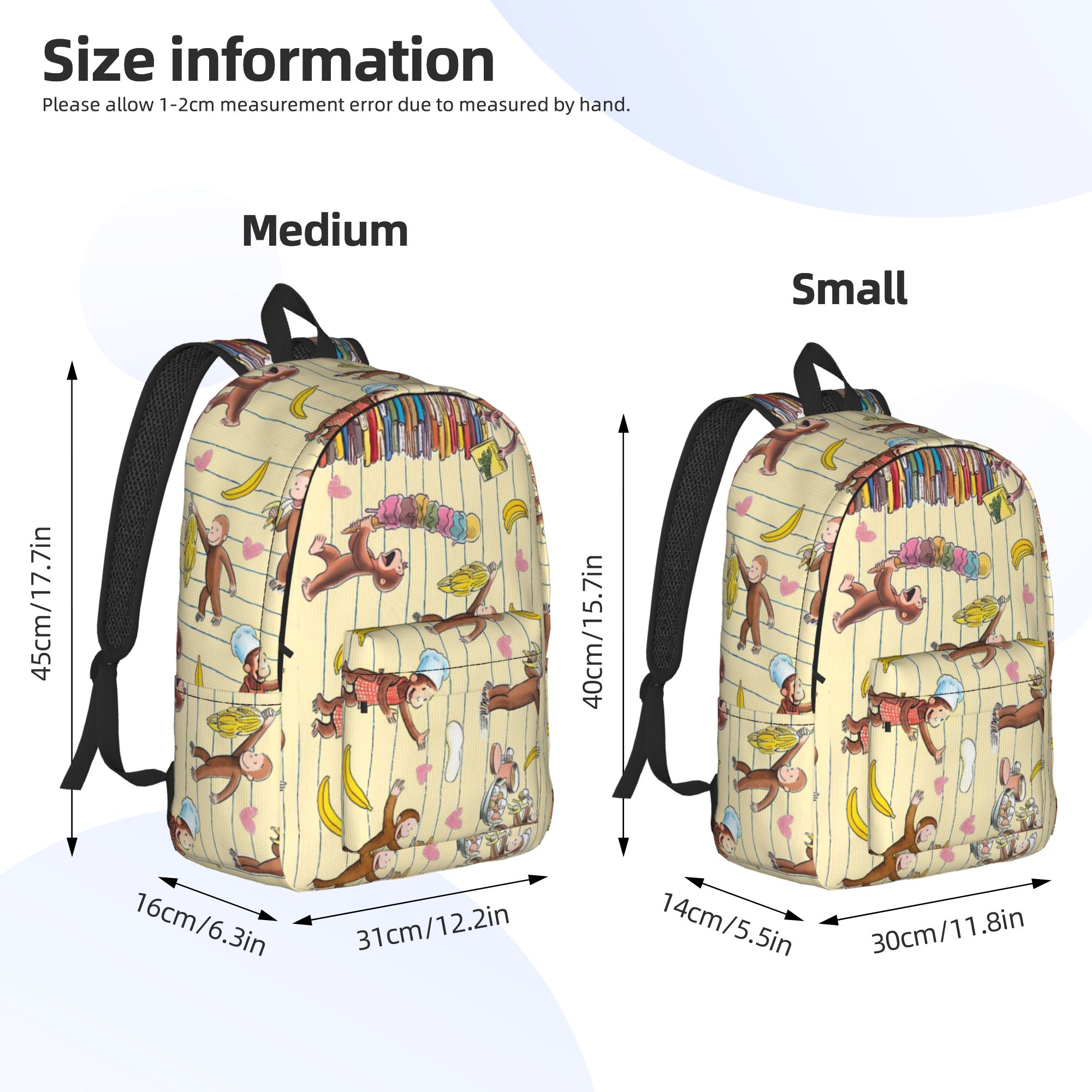 C-Curious George Backpack Teen - đánh giá và giá Interior Design University