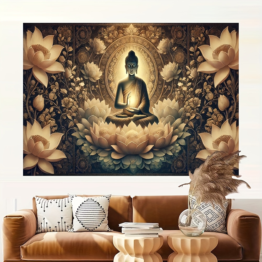 Buddha Lotus Flower Wall Tapes - đánh giá và giá Interior Design Zen