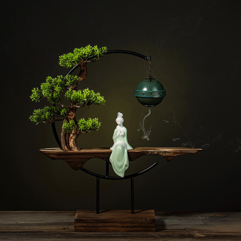 Wooden Design Incense Burner B - đánh giá và giá Interior Design Zen