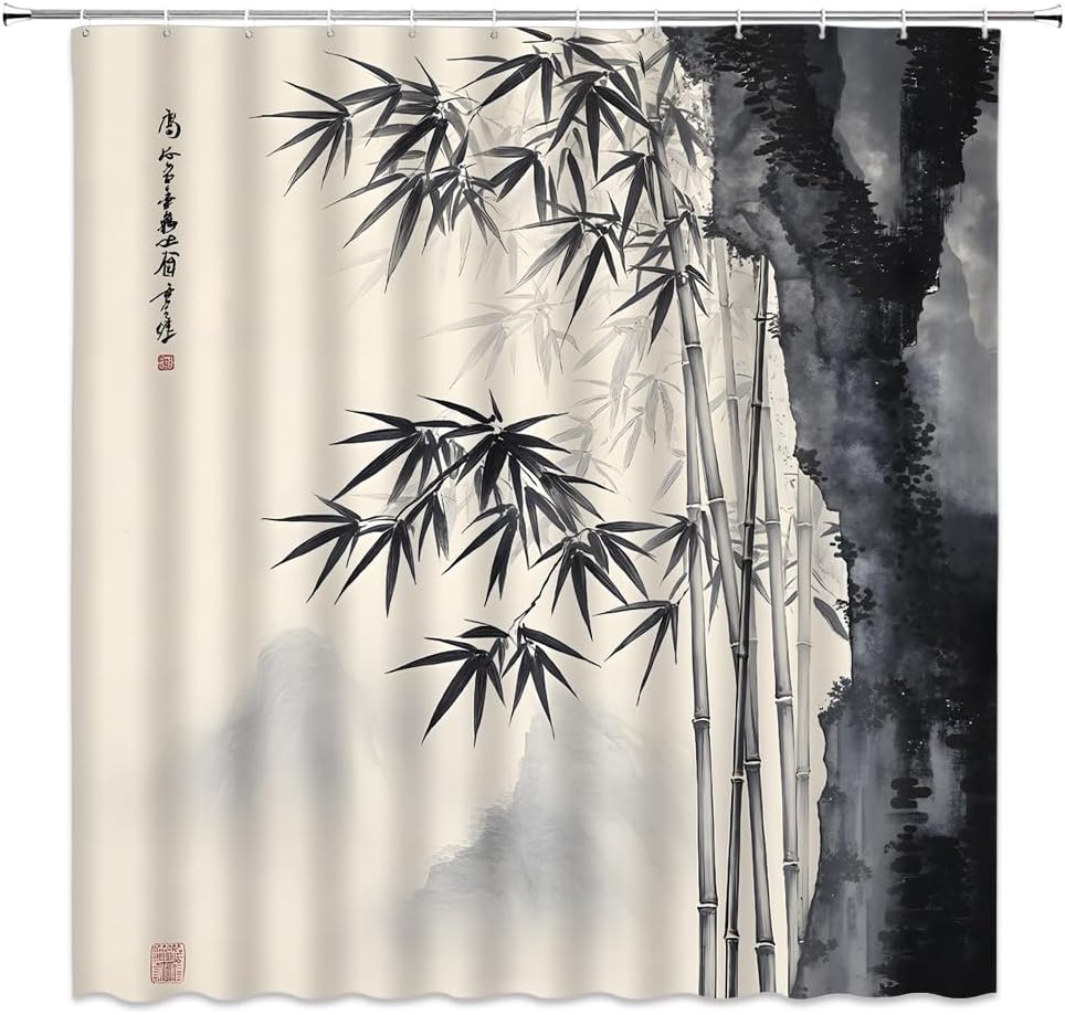 Decorative Asian Bamboo Ink Wa - đánh giá và giá Interior Design Zen