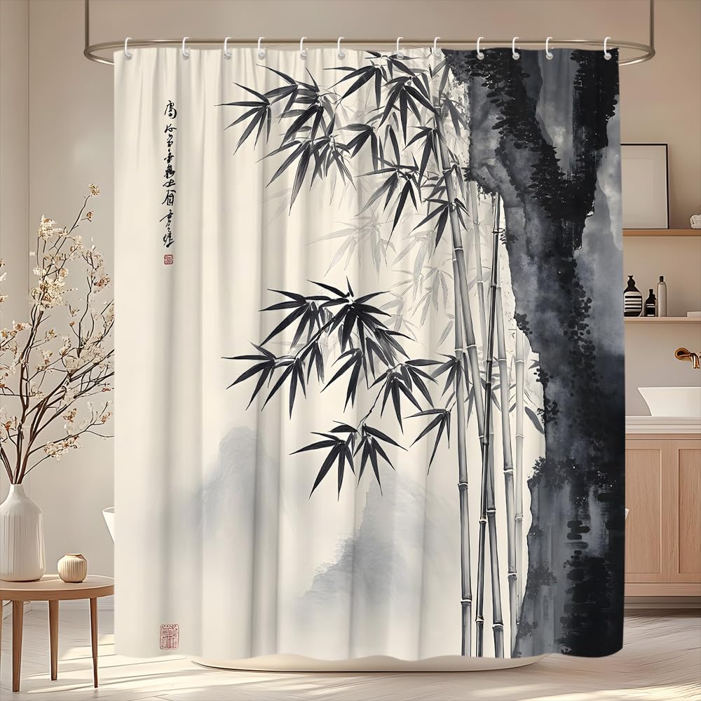 Decorative Asian Bamboo Ink Wa - đánh giá và giá Interior Design Zen