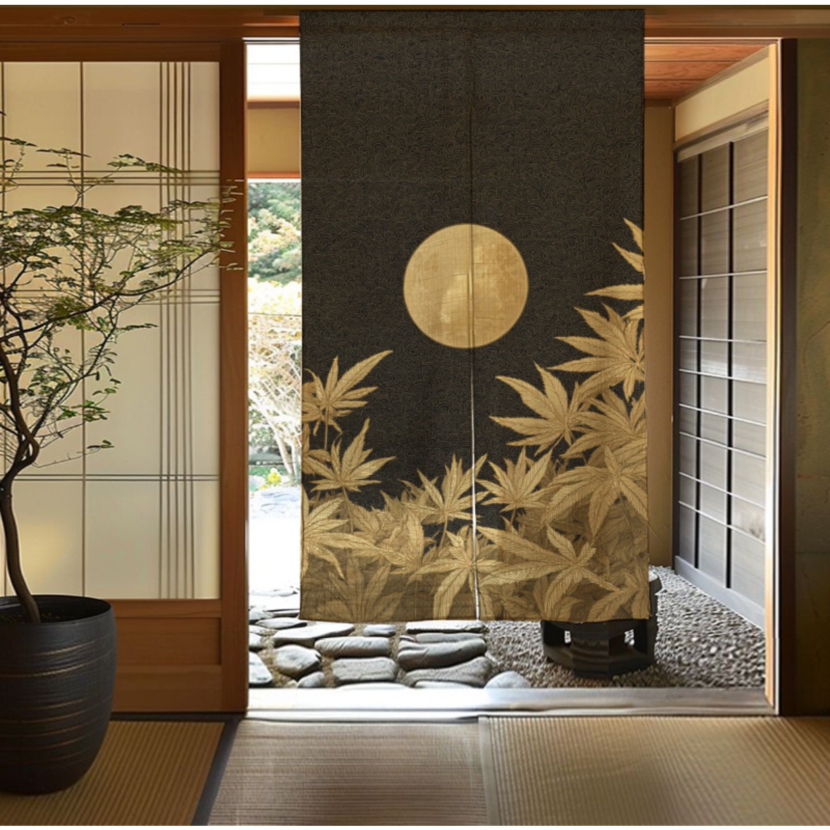 Elegant Japanese Zen Moon Bamb - đánh giá và giá Interior Design Zen