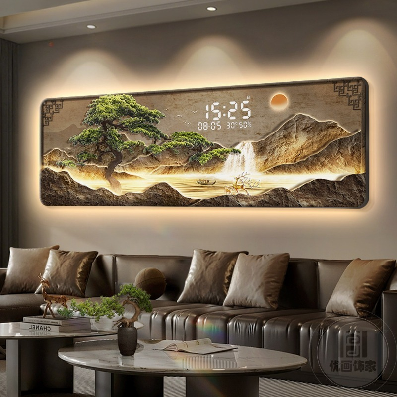 Big Size Luxury Clock Wall Dig - đánh giá và giá Interior Design Luxury Living Room