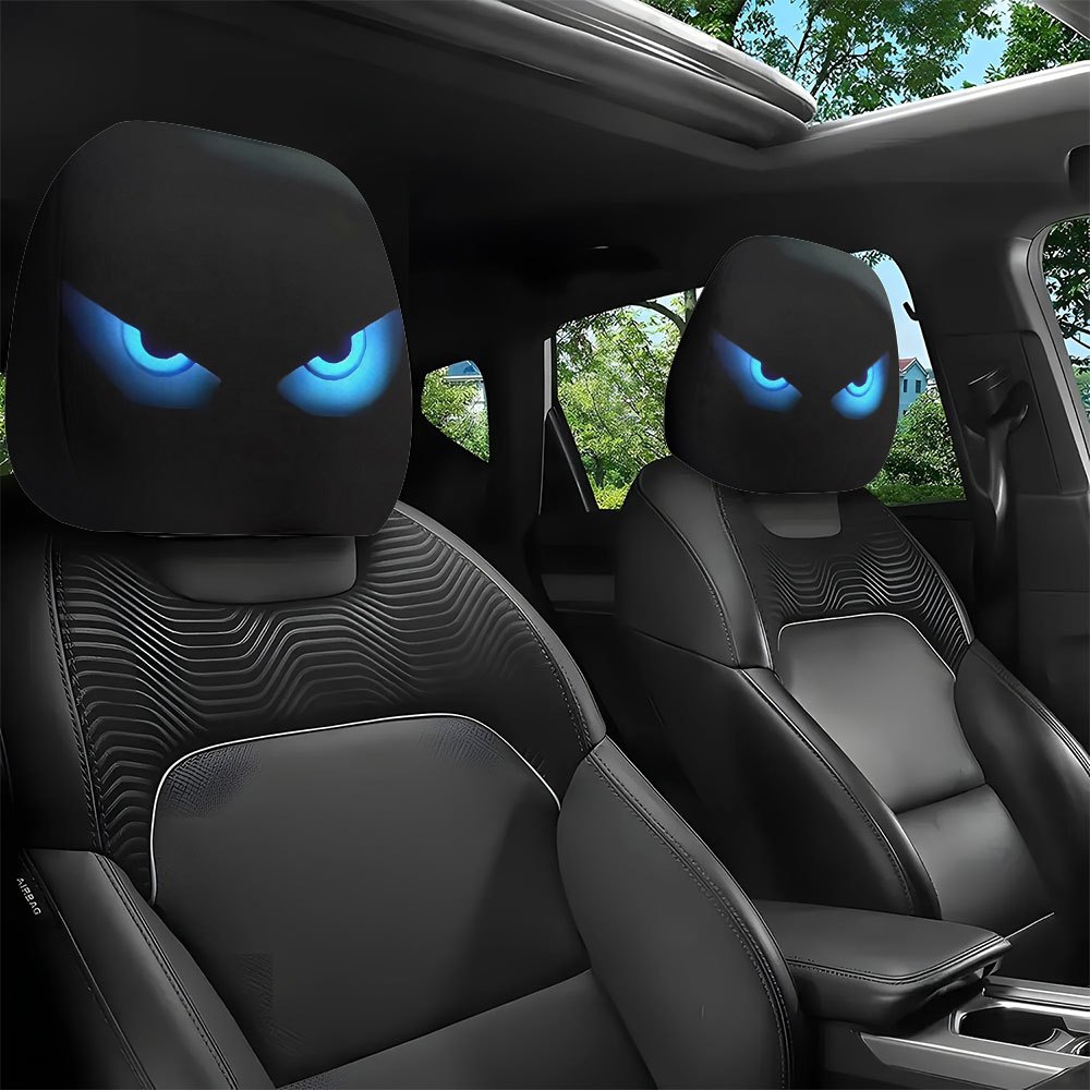 2pcs Car Headrest Covers Featu - đánh giá và giá Interior Design Co