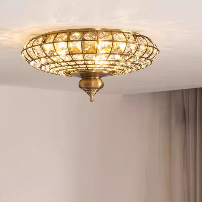 American-style Crystal LED Cei - đánh giá và giá Interior Design Luxury Living Room