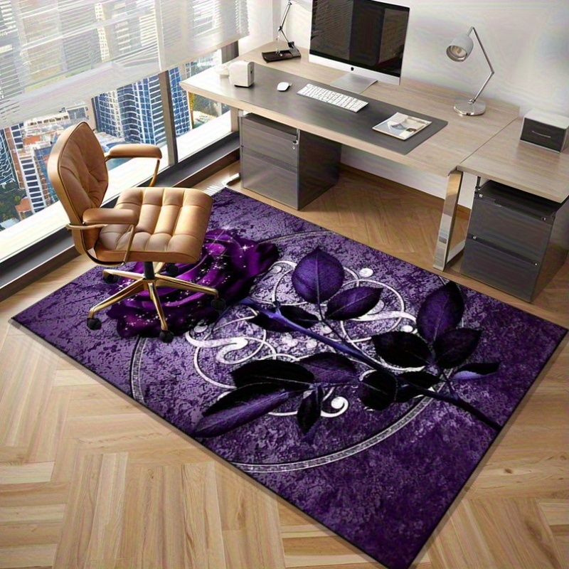 Purple Leaf Rug for Elegant Of - đánh giá và giá Interior Design Luxury Living Room