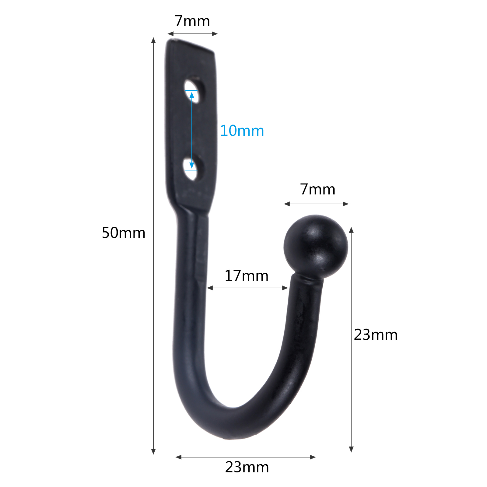 50*23Mm Vintage Đồng Tường Cửa - đánh giá và giá Antique Brass Hook