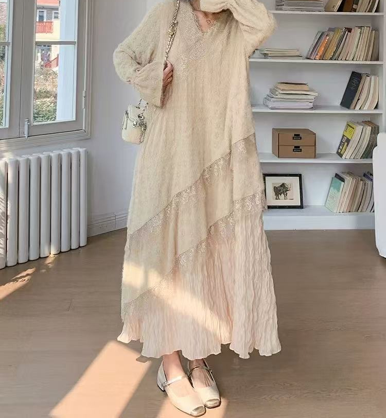 Knitted Jacquard Pleated Dress - đánh giá và giá Interior Design Xl