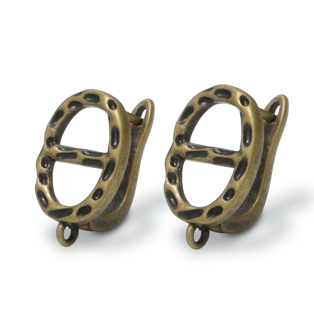 1 Pair NEW Earring Clasps Hook - đánh giá và giá Antique Brass Hook