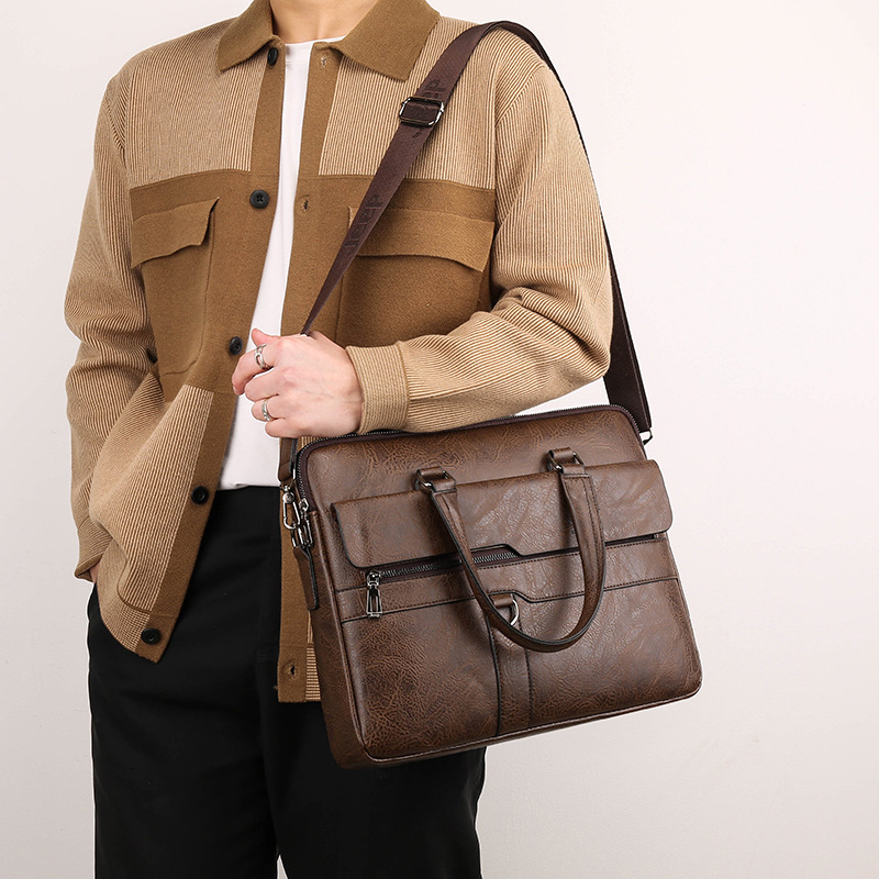 Men's Briefcase PU Leather Han - đánh giá và giá Interior Design Documentation